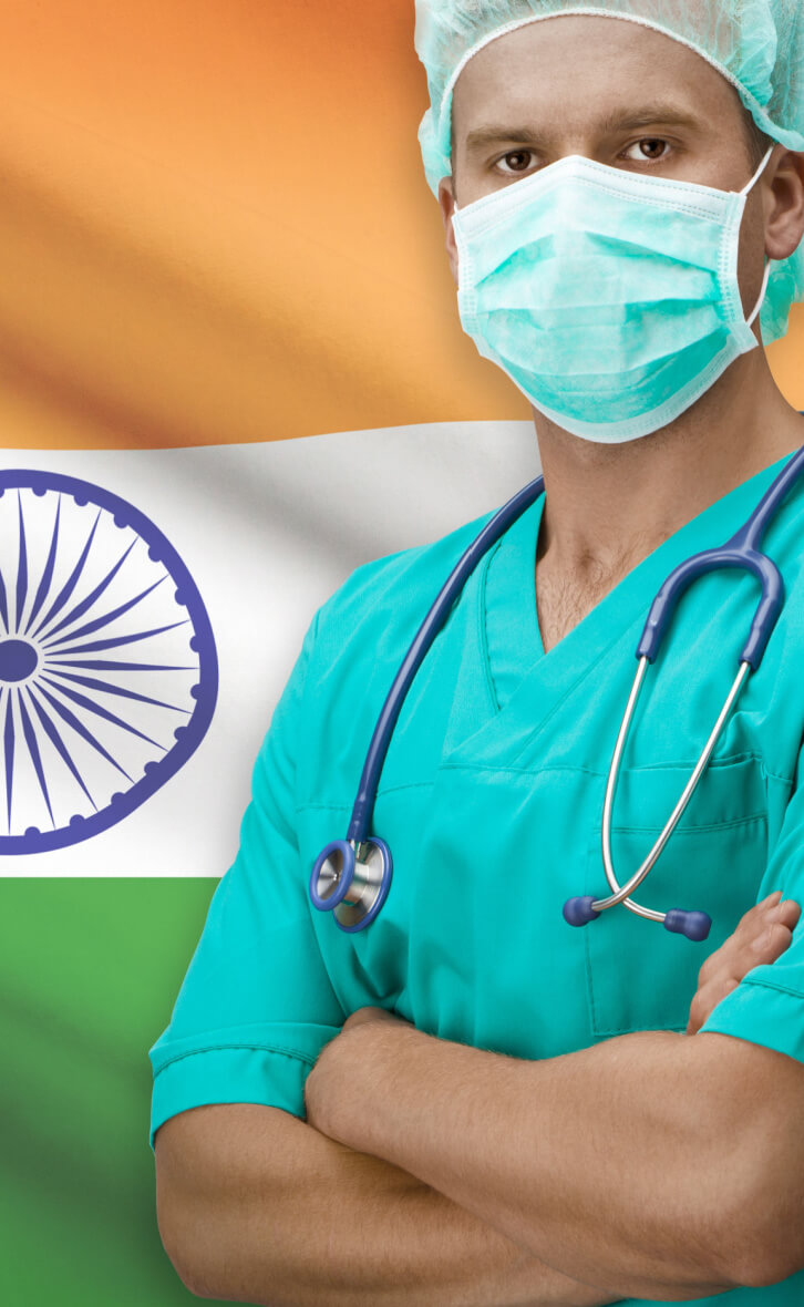 Indian Flag with Dr